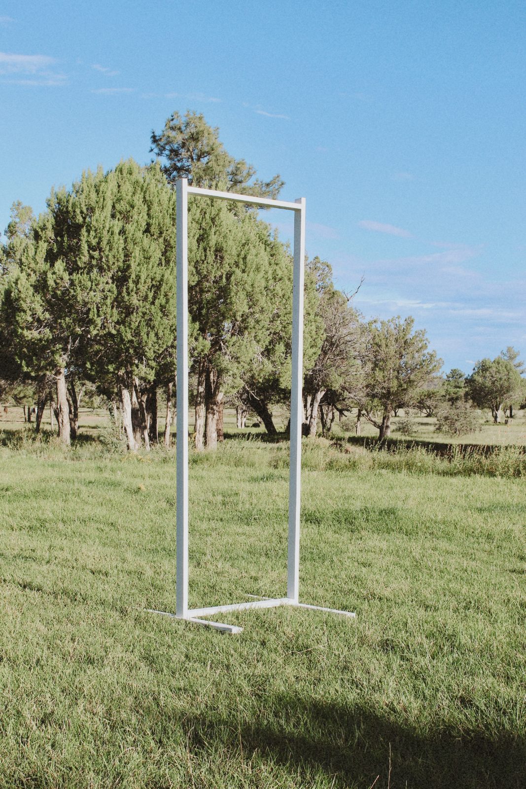 Tall Wooden Tapestry Holder