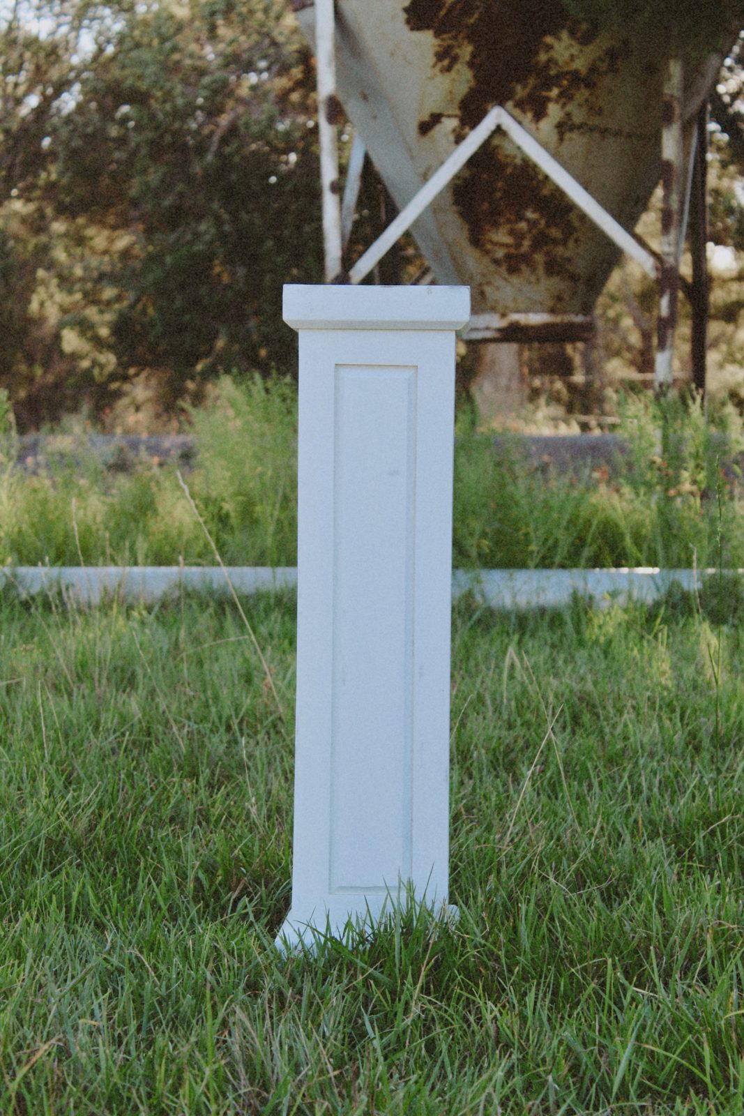 White Wooden Stands